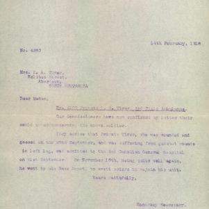 Soldier packet page