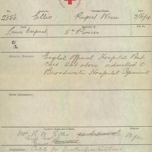 Soldier packet page