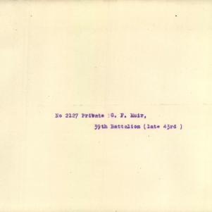 Soldier packet page
