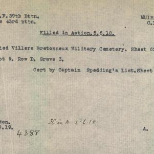 Soldier packet page