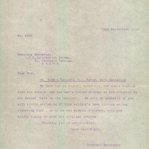 Soldier packet page