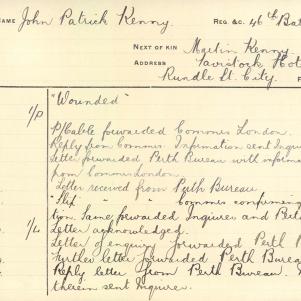 Soldier packet page