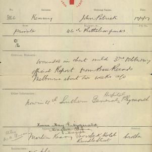 Soldier packet page
