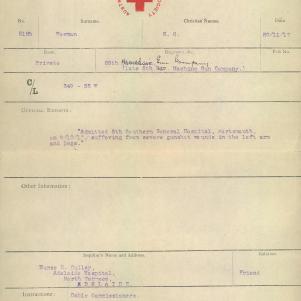 Soldier packet page