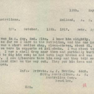 Soldier packet page
