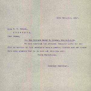 Soldier packet page
