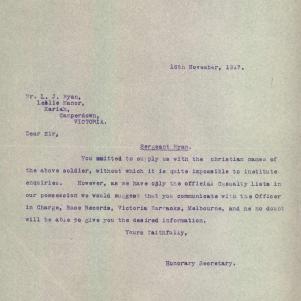 Soldier packet page
