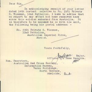 Soldier packet page