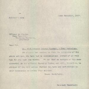 Soldier packet page