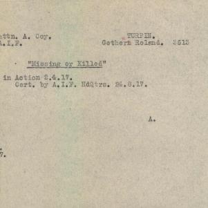 Soldier packet page