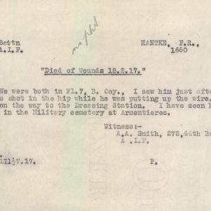 Soldier packet page