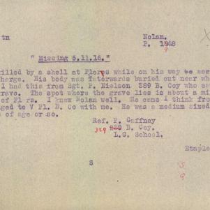Soldier packet page