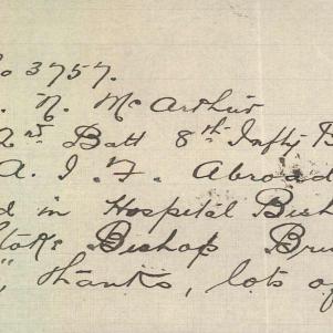 Soldier packet page
