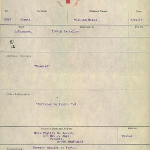 Soldier packet page