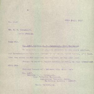 Soldier packet page