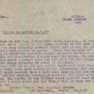 Soldier packet page