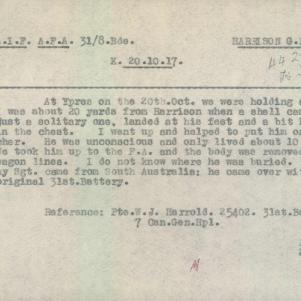 Soldier packet page