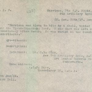 Soldier packet page
