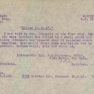 Soldier packet page