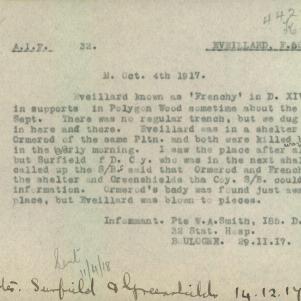Soldier packet page