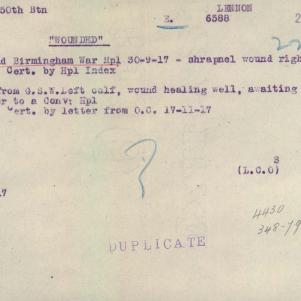 Soldier packet page