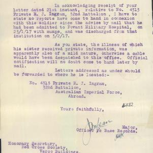 Soldier packet page