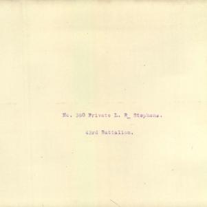 Soldier packet page
