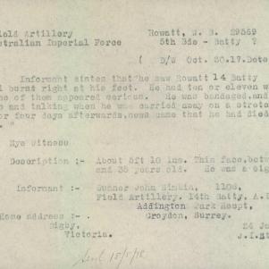 Soldier packet page