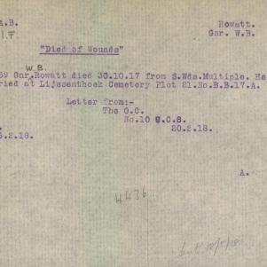 Soldier packet page