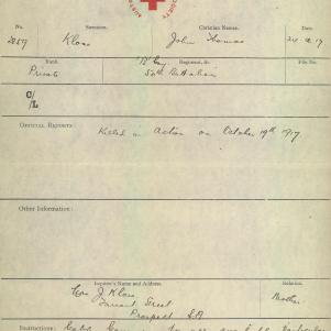 Soldier packet page