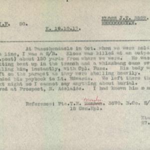 Soldier packet page
