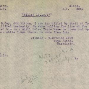 Soldier packet page