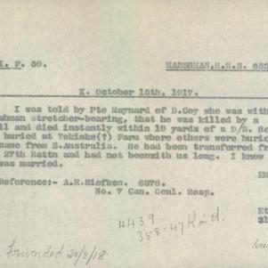 Soldier packet page