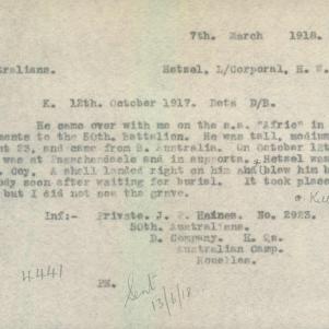 Soldier packet page