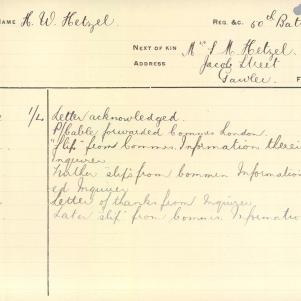 Soldier packet page