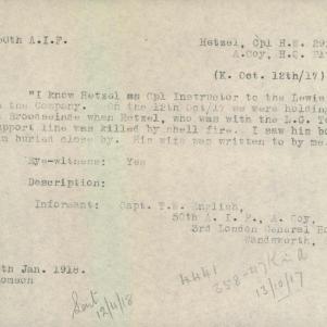 Soldier packet page