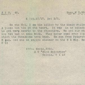 Soldier packet page