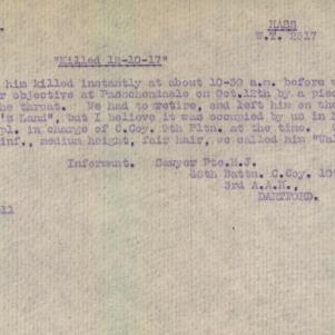 Soldier packet page