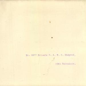 Soldier packet page