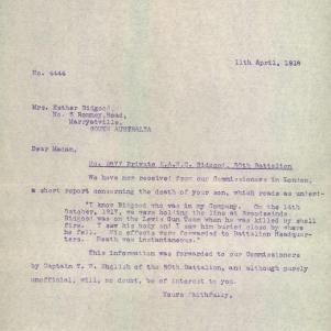 Soldier packet page