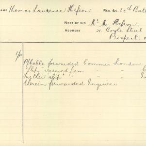 Soldier packet page