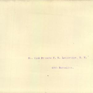 Soldier packet page