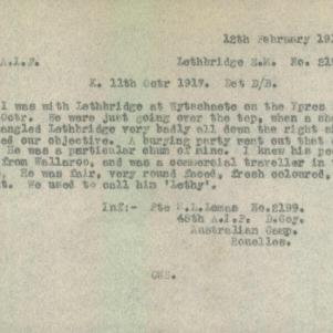 Soldier packet page