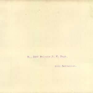 Soldier packet page