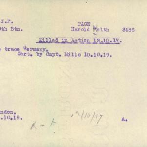 Soldier packet page