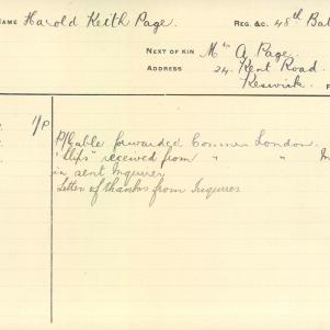 Soldier packet page