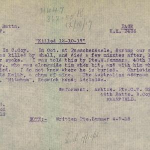 Soldier packet page