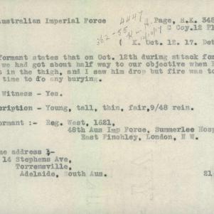 Soldier packet page