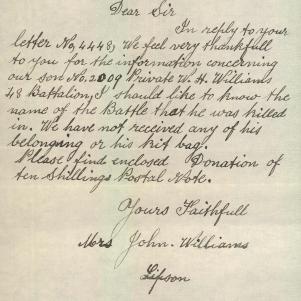 Soldier packet page