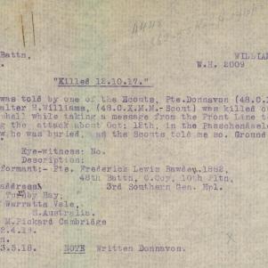 Soldier packet page